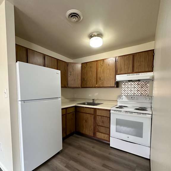 kitchen in one bedroom apartment