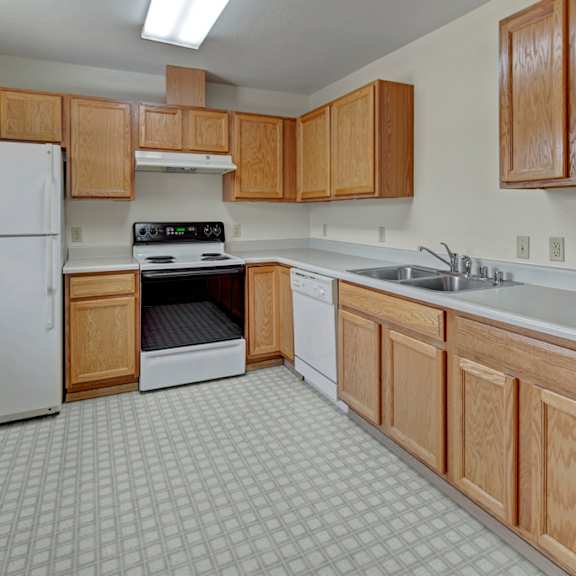 the legacy apartments - kitchen