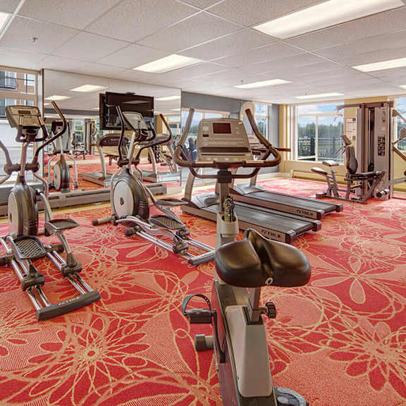 park plaza ii apartments - gym