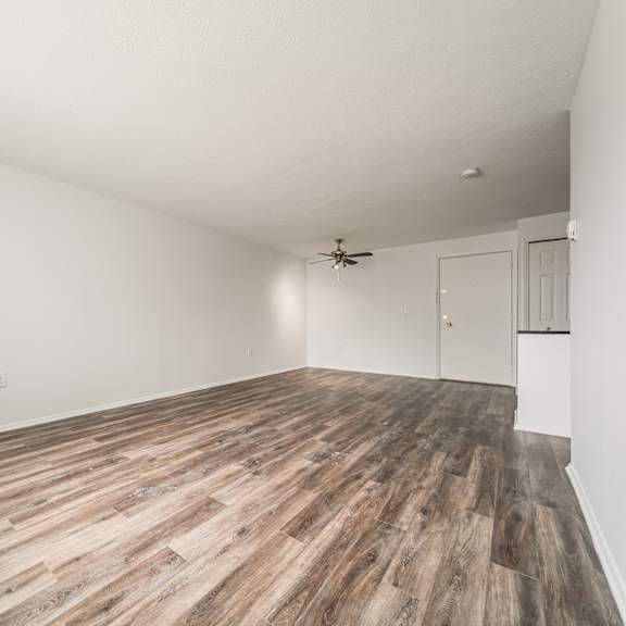 entryway and living area
