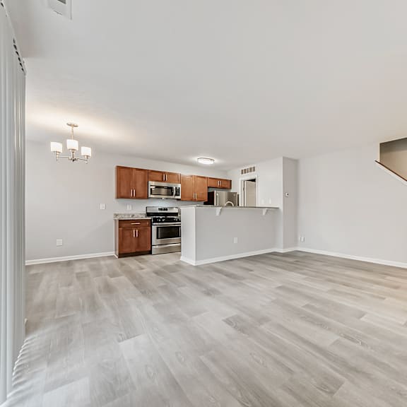 townhome living room space.