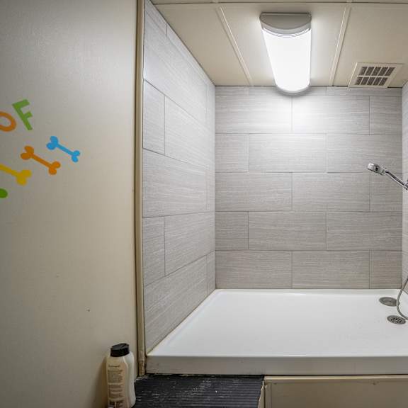 pet washing station at tremont terraces apartments, ohio, 44113