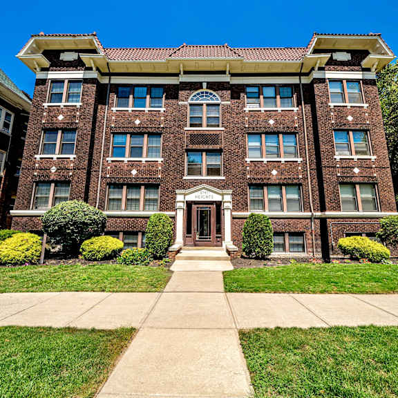 exterior view at heights collection apartments, cleveland heights, ohio