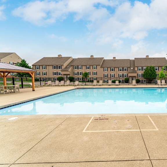 apartment swimming pool at renova of brunswick apartments, brunswick