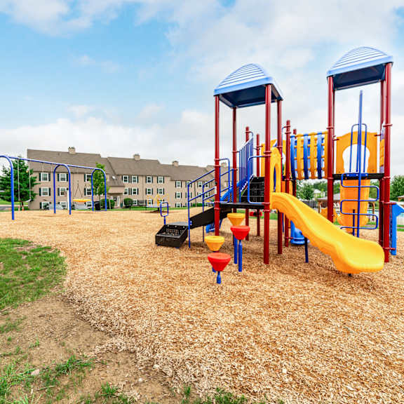kid's playground at renova of brunswick apartments, brunswick, oh, 44212