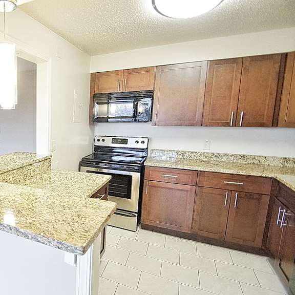 renovation kitchen at westwood meadows - sp westlake 27825 detroit apartments, integrity realty llc, ohio