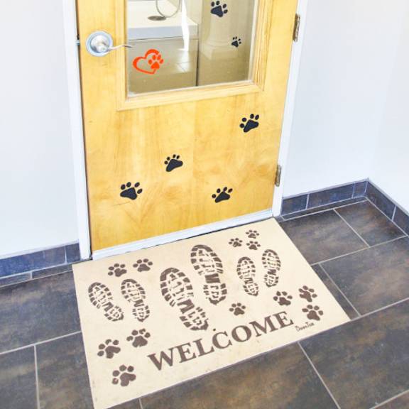 entrance to the pet spa at tremont terraces apartments, cleveland, 44113