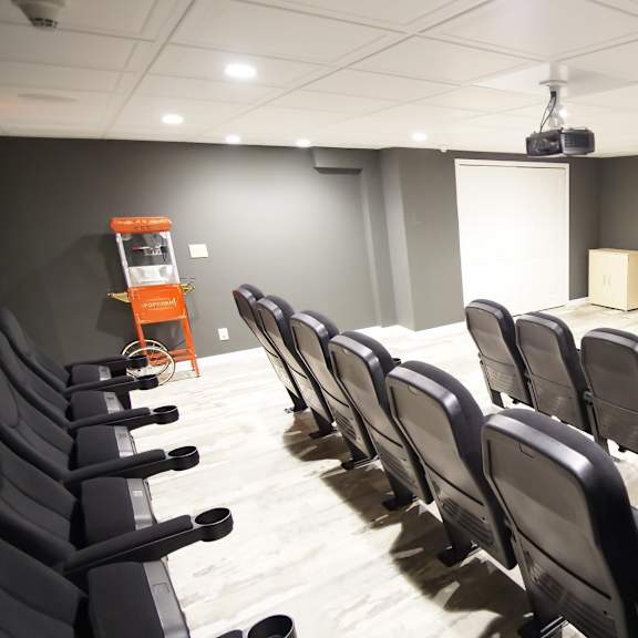 private movie theater at westwood meadows - sp westlake 27825 detroit apartments, integrity realty llc, westlake, ohio