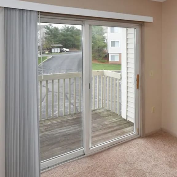 balcony or patio on every apartment