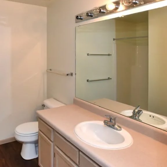 typical bathroom finishes