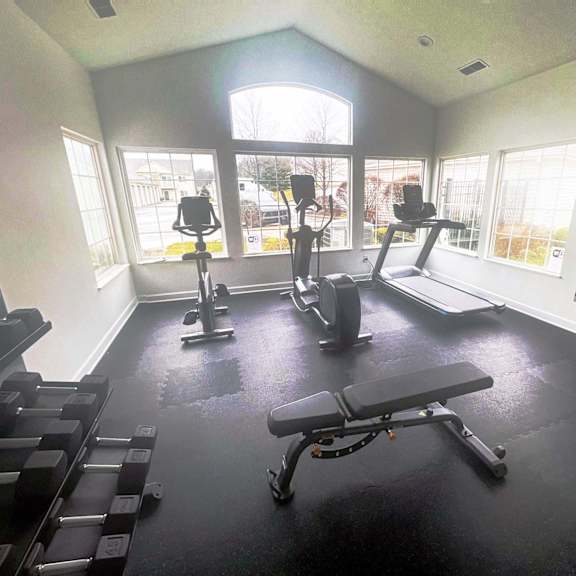 recently updated fitness center