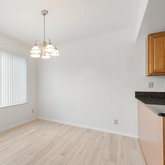 dining area off of kitchen.at atrium in the village, beachwood
