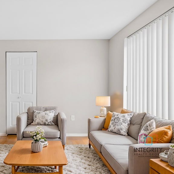 an example of a living room fully furnished.