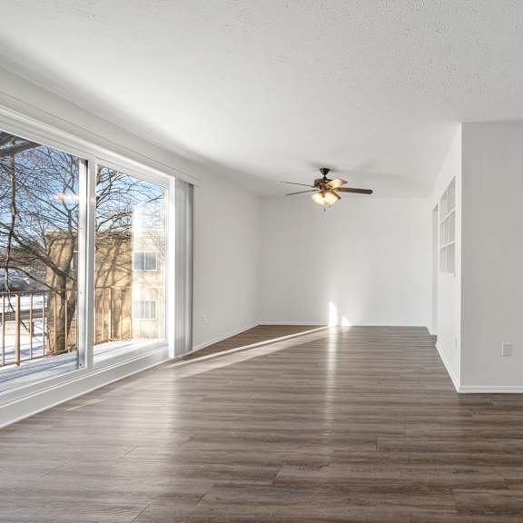 updated wynwood great room and dining area.