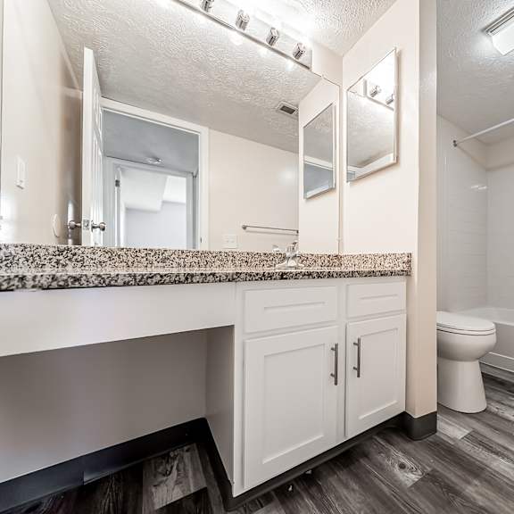 updated bathroom option at hunt club apartments, copley, oh, 44321