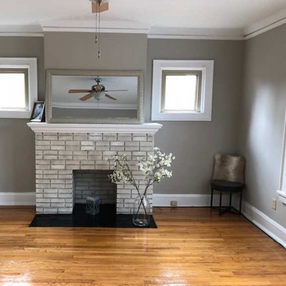 decorative fireplace  at integrity gold coast apartments, cleveland, 44102