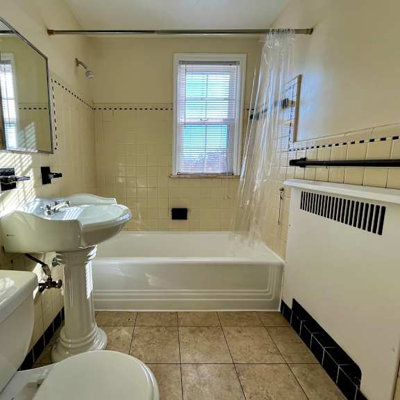 typical bathroom finishes