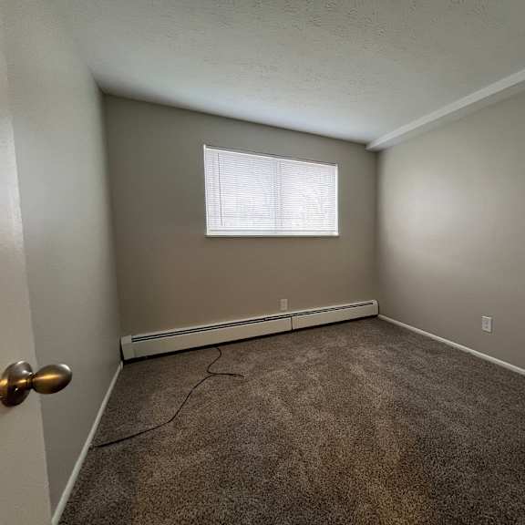bedroom 2 with carpet and a window