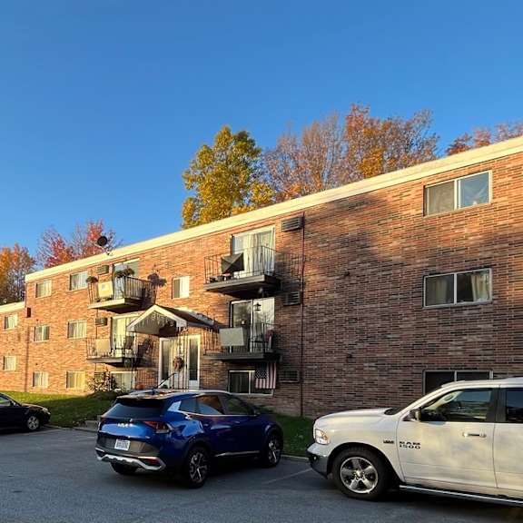 exterior view of mill park apartments