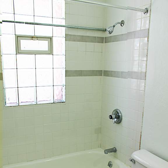 a white toilet sits next to a bathtub in a bathroom.