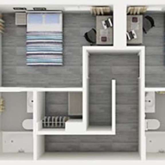 floor plan layout at reserve overlook apartments, integrity realty, cleveland heights, oh, 44106