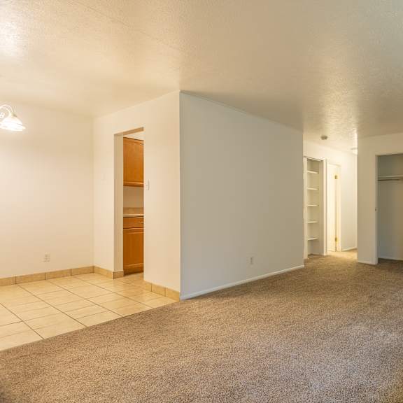 unfurnished living room at ryan place apartments, integrity realty, ohio, 44240