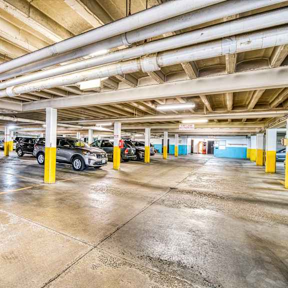 temperature controlled indoor parking garage