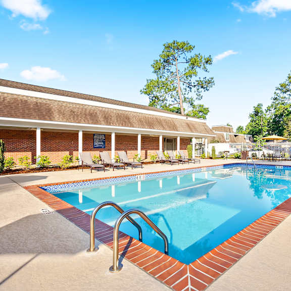 sparkling swimming pool