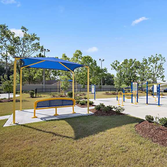outdoor fitness facility