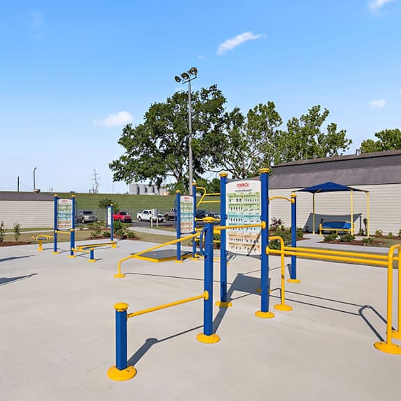 outdoor fitness facility view 2