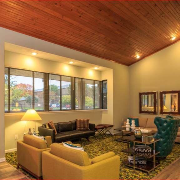 lockefield gardens lounge area in clubhouse
