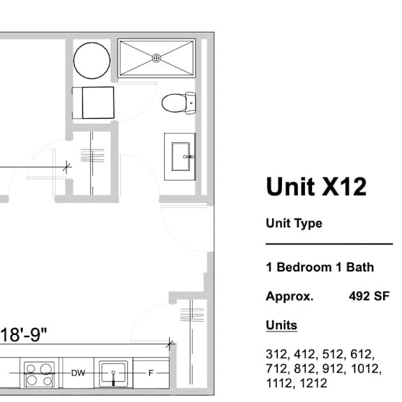 Thumbnail 2 of 2 X12 - 1 Bed 1 Bath at Textile Apartments, Cincinnati, OH