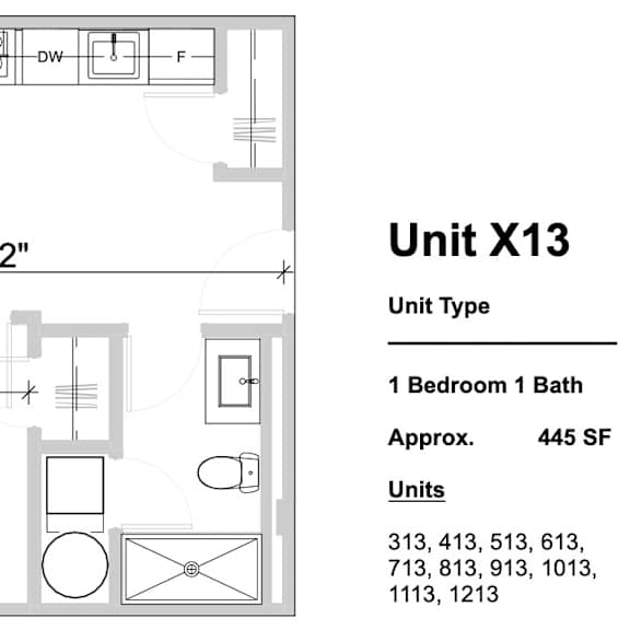 Thumbnail 2 of 2 X13 - 1 Bed 1 Bath at Textile Apartments, Cincinnati, 45202