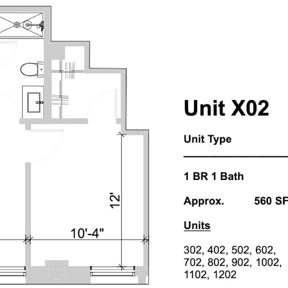 Thumbnail 2 of 2 X02 - 1 Bed 1 Bath at Textile Apartments, Cincinnati, 45202