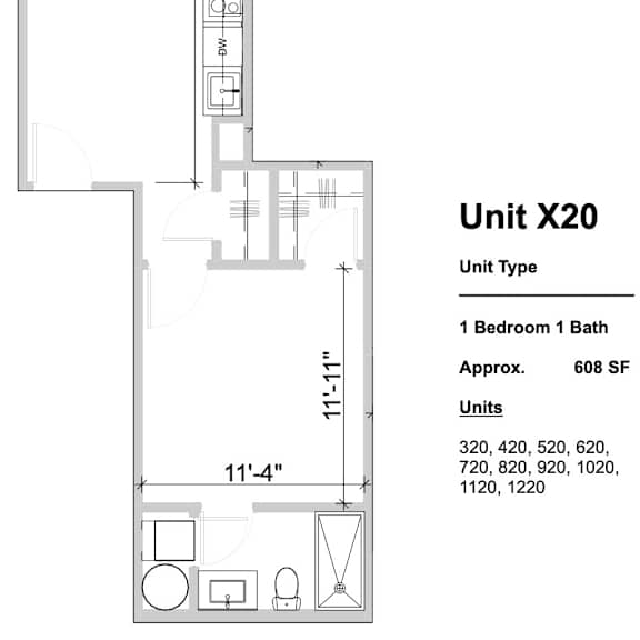 Thumbnail 2 of 2 X20 - 1 Bed 1 Bath at Textile Apartments, Cincinnati, OH
