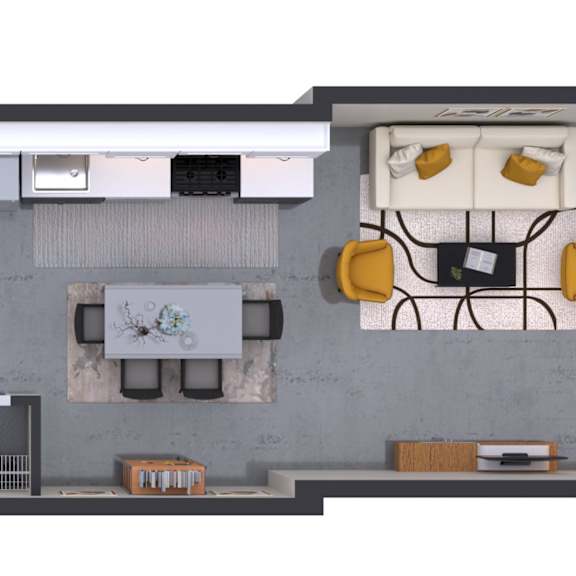 Thumbnail 1 of 2 1 bed 1 bathroom J at Textile Apartments, Cincinnati, OH