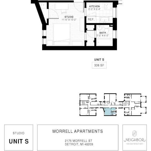 renovated studio