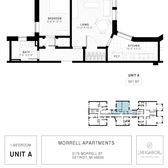 renovated one bedroom