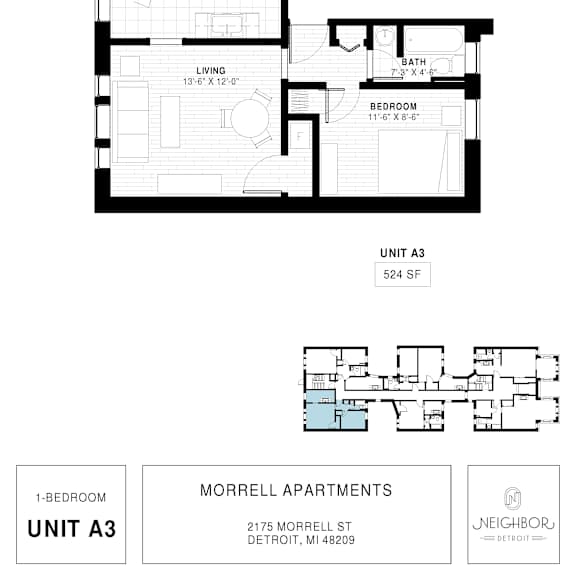renovated one bedroom
