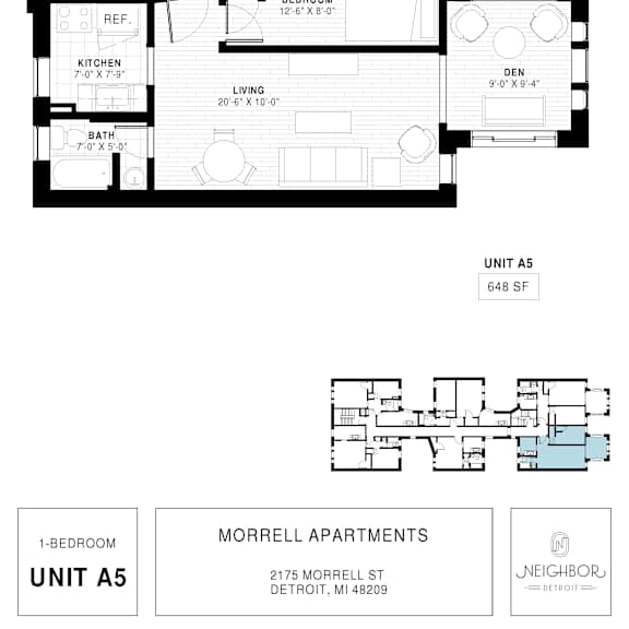 renovated one bedroom