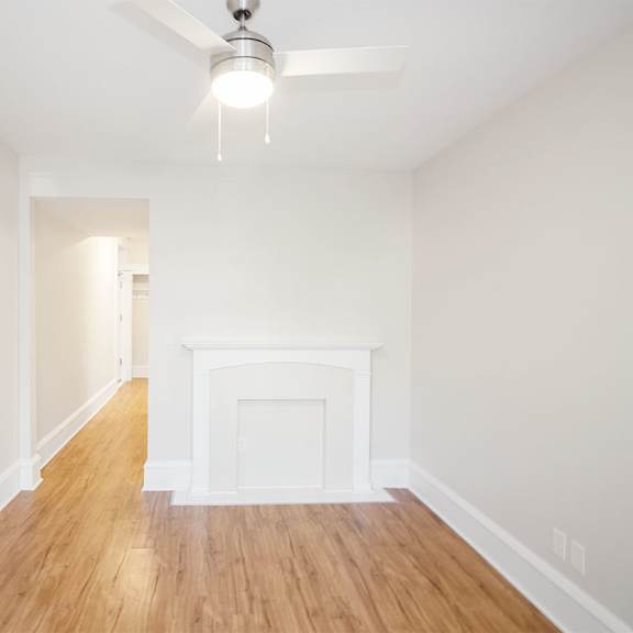 living room at 508 mcmillan apartment suites for rent