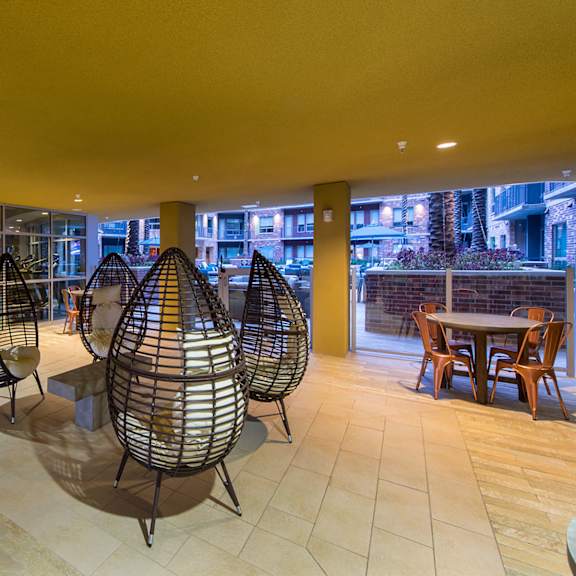 social lounges at revl heights, the barvin group, texas