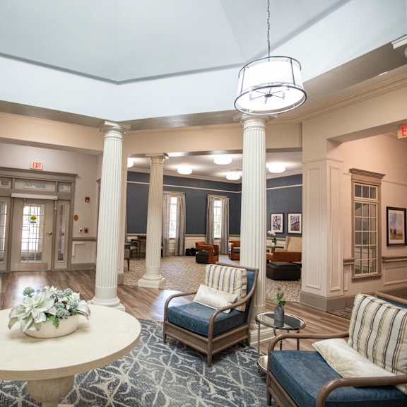 clubroom at spring arbor of williamsburg, williamsburg, virginia