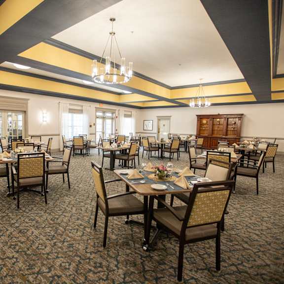 large activity room at spring arbor of williamsburg, virginia, 23185