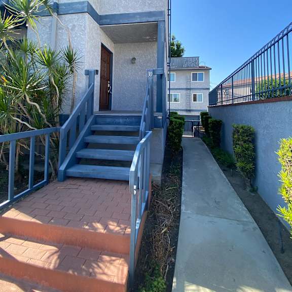 front of property