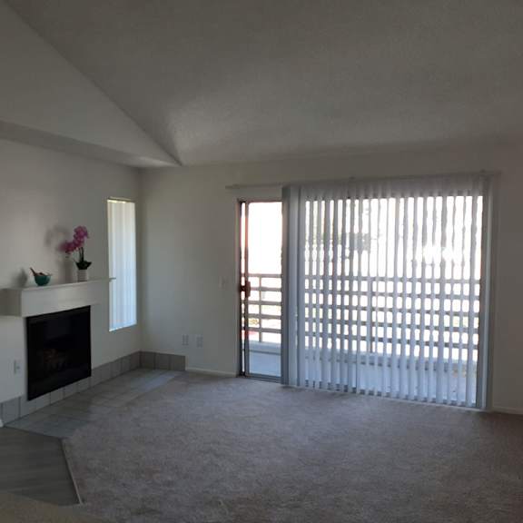 living room and balcony