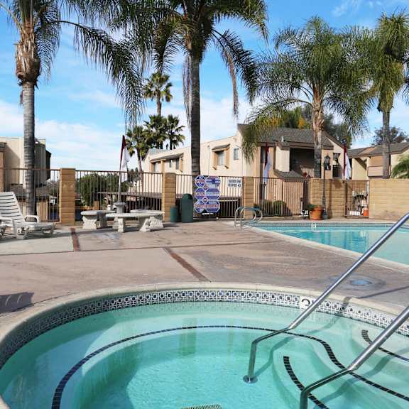 pool and hot tub