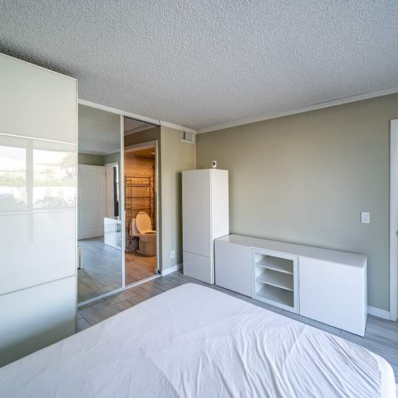 bedroom with closet at bella lago vista, west palm beach, fl