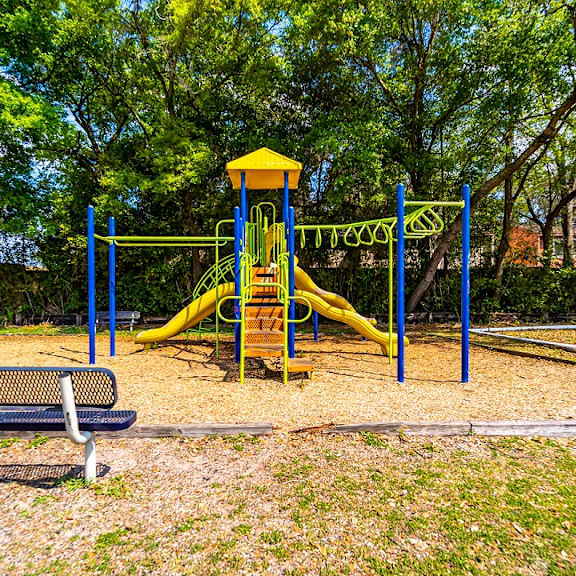 play area at red bay apartment complex, florida, 32211