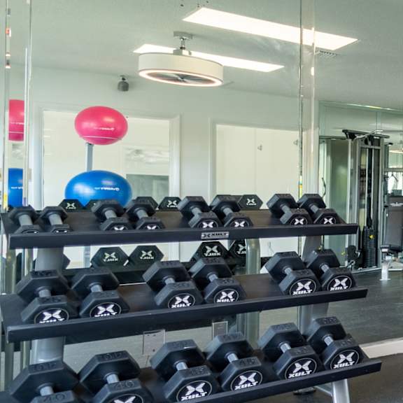free weights at red bay apartment complex, jacksonville, florida